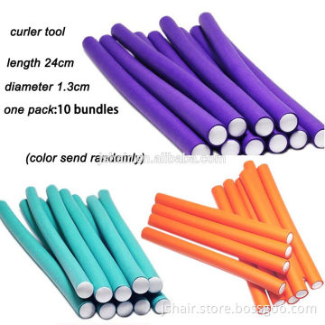 10Pcs Curler Makers Soft Foam Bendy Twist Curls Tool DIY Styling Hair Rollers